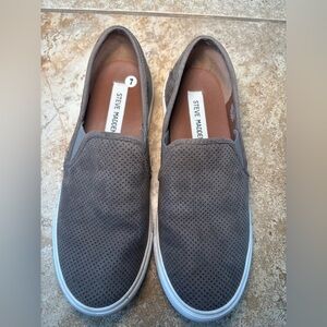 Steve Madden Gray Men's Slip-On Loafers